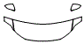 Hood, Fender and Mirror Kit pattern for the 2021 Volkswagen Jetta