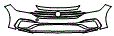 Bumper Kit pattern for the 2021 Volkswagen Jetta