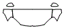 Hood, Fender and Mirror Kit pattern for the 2009 Volkswagen Rabbit