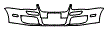 Grille and Bumper Kit pattern for the 2008 Volkswagen GTI