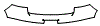 Rear Bumper Kit pattern for the 2008 Volkswagen GTI