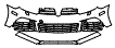 Bumper Kit pattern for the 2012 Volkswagen Golf