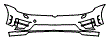 Bumper Kit pattern for the 2015 Volkswagen Golf