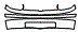 Bumper kit pattern for the 1999 Volkswagen GTI