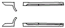 Rocker Panel Kit pattern for the 2016 Volkswagen Golf SportsWagen