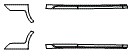 Rocker Panel Kit pattern for the 2016 Volkswagen Golf SportsWagen