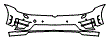 Bumper Kit pattern for the 2015 Volkswagen Golf