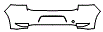Rear Bumper Kit pattern for the 2015 Volkswagen Golf
