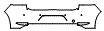 Rear Bumper Kit pattern for the 2015 Volkswagen Golf