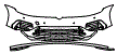 Bumper Kit pattern for the 2019 Volkswagen Golf
