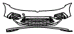 Bumper Kit pattern for the 2019 Volkswagen Golf