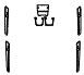 Interior and Display Screen Kit pattern for the 2021 Volkswagen Golf
