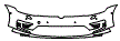 Bumper Kit pattern for the 2020 Volkswagen Golf
