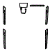 Interior and Display Screen Kit pattern for the 2020 Volkswagen Golf