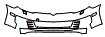 Bumper Kit pattern for the 2014 Volkswagen GTI