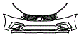 Bumper Kit pattern for the 2018 Volkswagen Passat