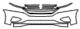Bumper Kit pattern for the 2022 Volkswagen Passat