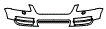 Upper Bumper Kit pattern for the 2005 Volkswagen Touareg