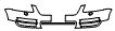 Upper Bumper Kit pattern for the 2005 Volkswagen Touareg