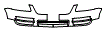 Bumper Kit pattern for the 2005 Volkswagen Touareg