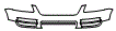 Upper Bumper Kit pattern for the 2005 Volkswagen Touareg