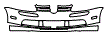 Grille and Bumper Kit pattern for the 2006 Volkswagen Rabbit