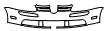 Grille and Bumper Kit pattern for the 2009 Volkswagen Rabbit