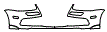 Bumper Kit pattern for the 2008 Volkswagen R32