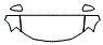 Hood, Fender and Mirror Kit pattern for the 2010 Volkswagen City (Canada Only)