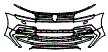 Bumper Kit pattern for the 2019 Volkswagen Tiguan