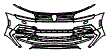 Bumper Kit pattern for the 2021 Volkswagen Tiguan
