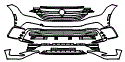 Bumper Kit pattern for the 2022 Volkswagen Tiguan (Canada)