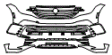 Bumper Kit pattern for the 2022 Volkswagen Tiguan (Canada)