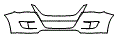Grille and Bumper Kit pattern for the 2014 Volkswagen Routan