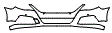 Bumper Kit pattern for the 2011 Volkswagen CC