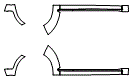 Rocker Panel Kit pattern for the 2019 Volkswagen Beetle