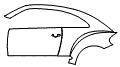 Door and Rear Fender Kit pattern for the 2019 Volkswagen Beetle