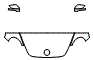 Hood, Fender and Mirror Kit pattern for the 2016 Volkswagen Beetle