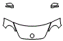 Hood, Fender and Mirror Kit pattern for the 2016 Volkswagen Beetle