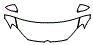 Hood, Fender and Mirror Kit pattern for the 2015 Volkswagen Golf