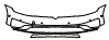Bumper Kit pattern for the 2017 Volkswagen Golf Alltrack