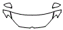 Hood, Fender and Mirror Kit pattern for the 2021 Volkswagen Golf (Canada)