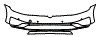 Bumper Kit pattern for the 2019 Volkswagen Golf Alltrack