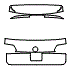 Trunk Lid Kit pattern for the 2021 Volkswagen Atlas