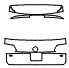 Trunk Lid Kit pattern for the 2021 Volkswagen Atlas