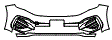 Bumper Kit pattern for the 2021 Volkswagen Atlas