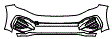 Bumper Kit pattern for the 2021 Volkswagen Atlas
