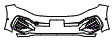 Bumper Kit pattern for the 2021 Volkswagen Atlas