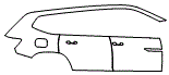 Door and Rear Fender Kit pattern for the 2021 Volkswagen Atlas