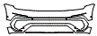 Bumper Kit pattern for the 2018 Volkswagen Atlas